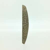 18k white gold and silver mokume gane Sgian brooch diamond details. 